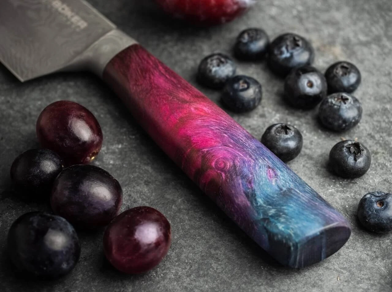 Supernova Damast Chefmesser 5 Supernova Damast Chefmesser – Bild 3