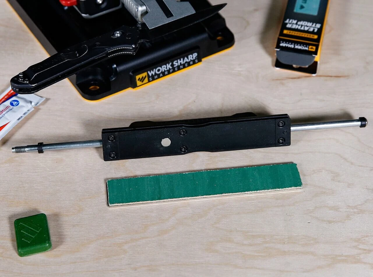 Work Sharp Professional Precision Adjust Leather Strop Kit 4 Work Sharp Professional Precision Adjust Leather Strop Kit – Bild 2